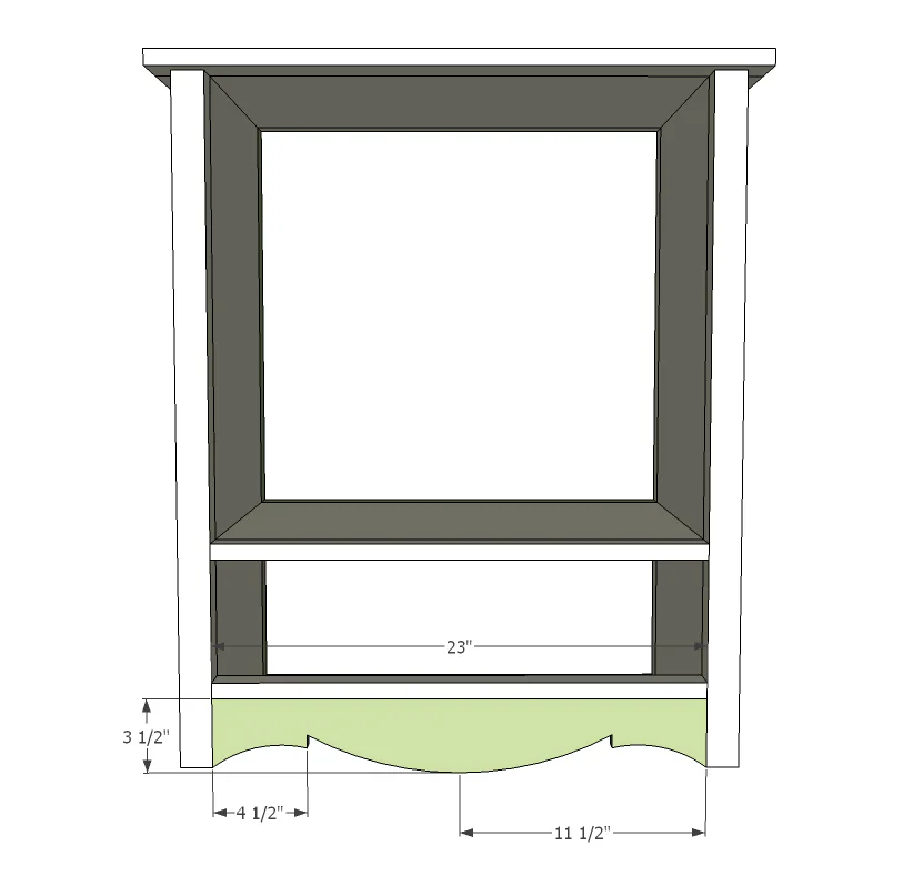 Mini Armoire Cabinet, step 6