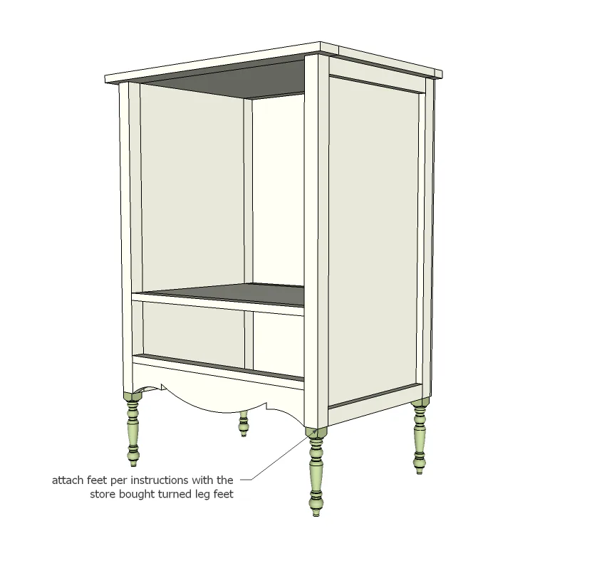 Mini Armoire Cabinet, step 7