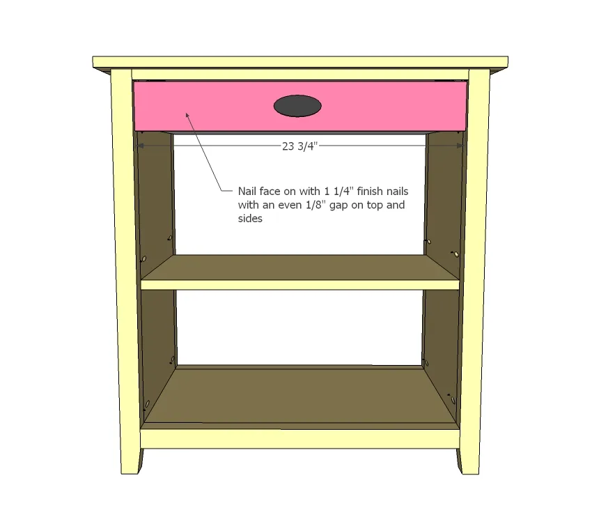 Mini Fridge Snack Cabinet, step 10