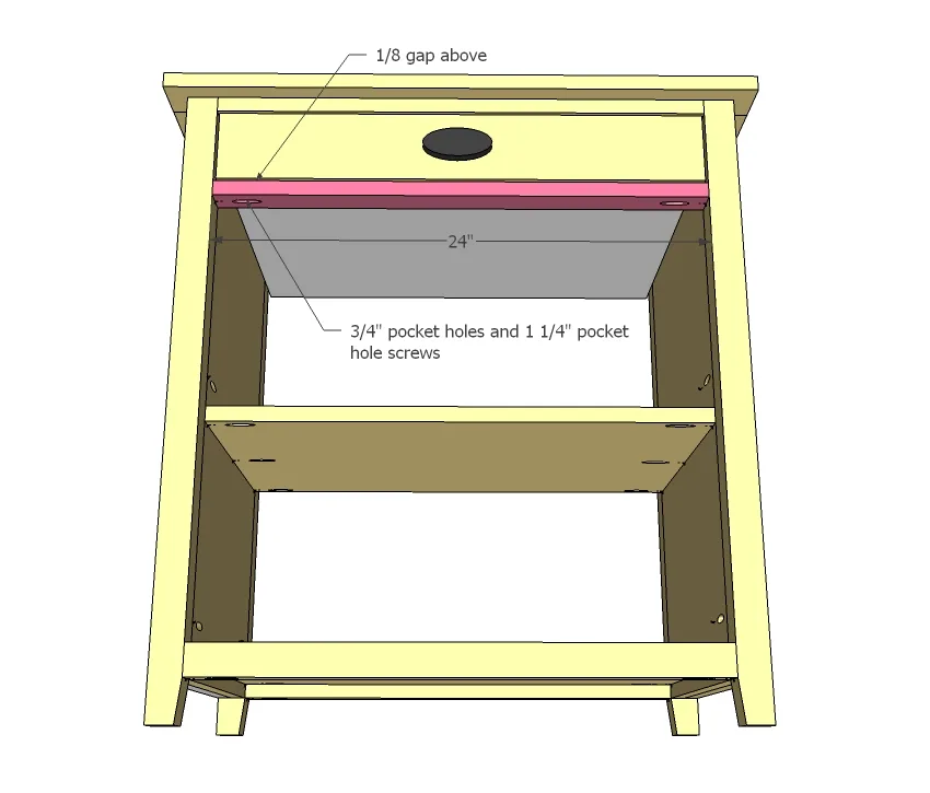 Mini Fridge Snack Cabinet, step 11
