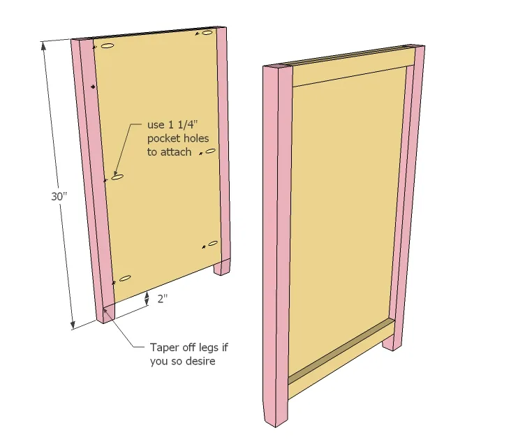 Mini Fridge Snack Cabinet, step 2