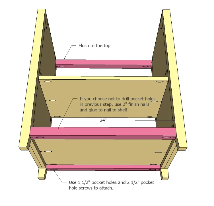 Mini Fridge Snack Cabinet, step 4