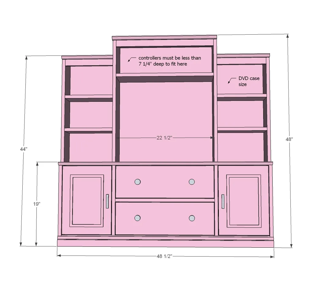 Mini Media Wall for Playhouse or Kids Room, step 8