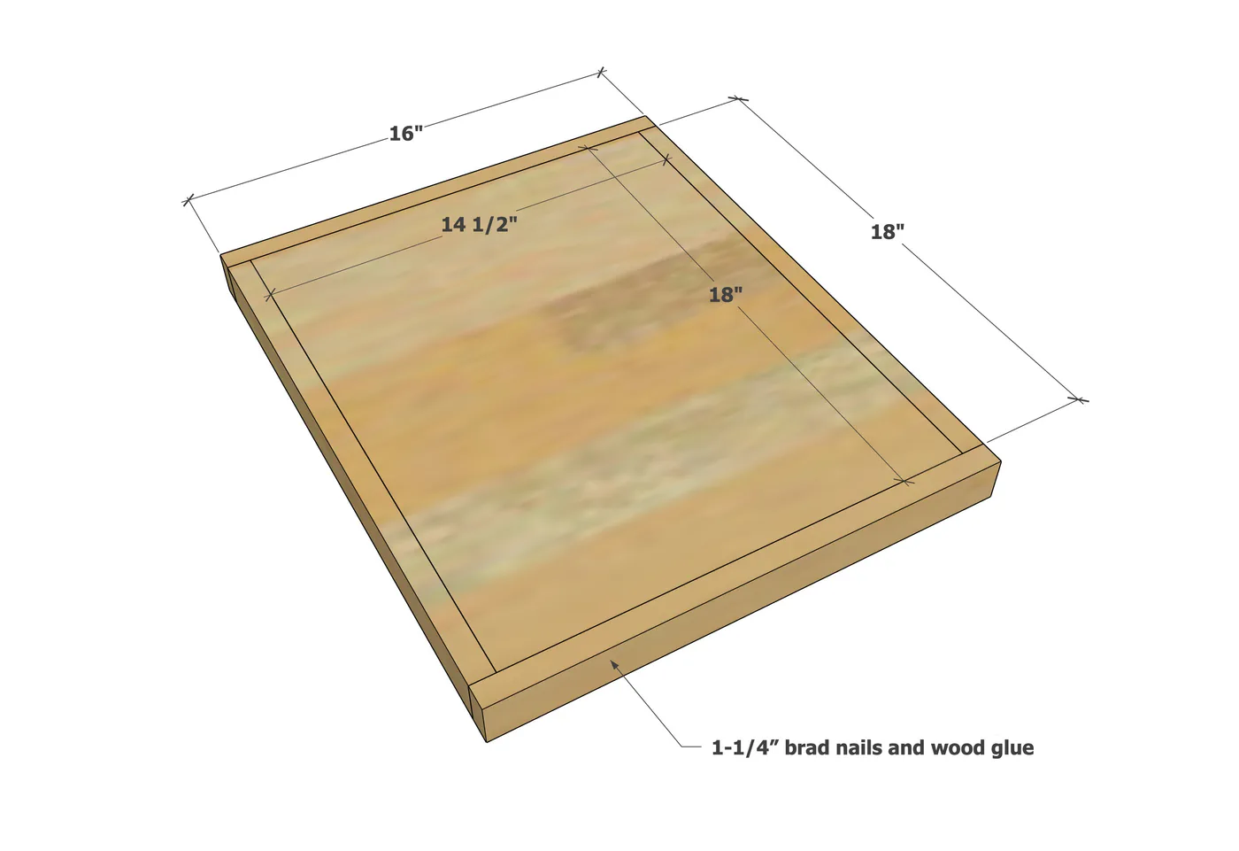 Minimalist Modern Nightstand (Narrow), step 5