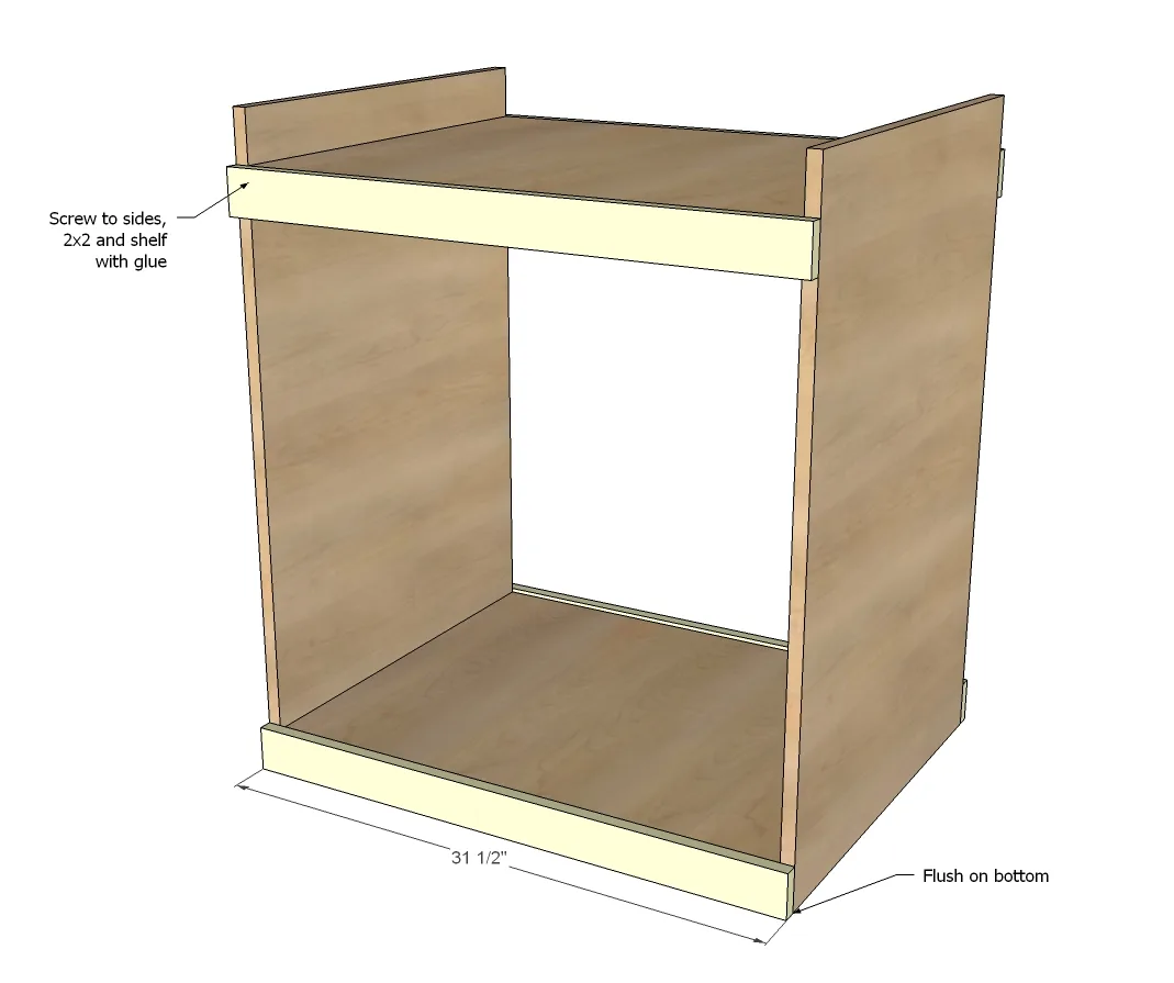 Miter Saw Cart, step 3