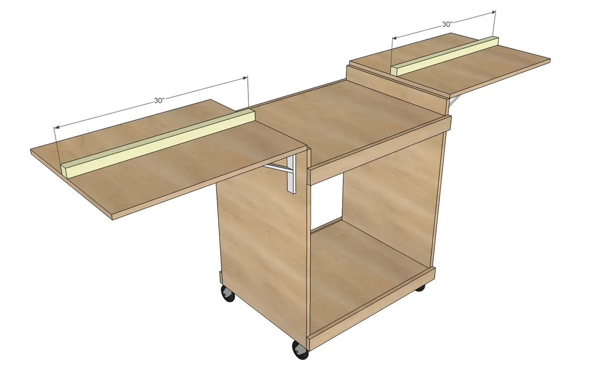 Miter Saw Cart, step 6