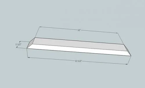 Mitered Corner 1x2 Frames, step 2