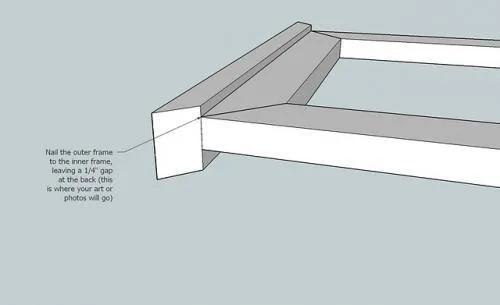 Mitered Corner 1x2 Frames, step 5