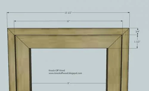 Mitered Corner 1x2 Frames, step 7