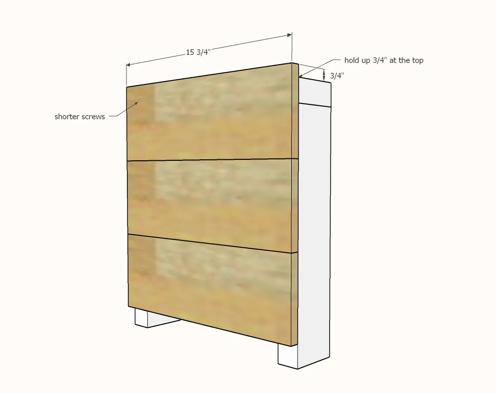 Modern Cedar Outdoor Storage Bench, step 2