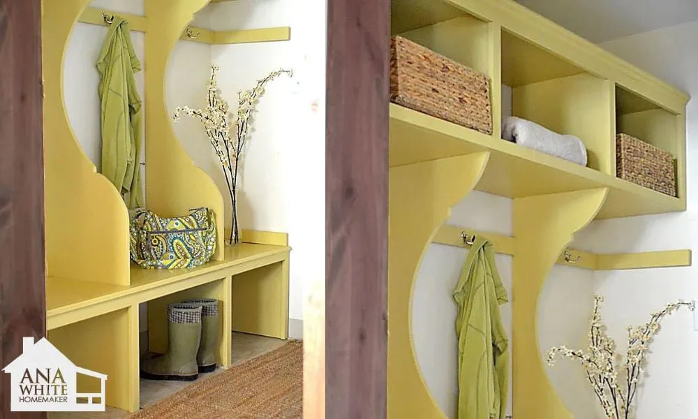 Modern Cottage Mudroom