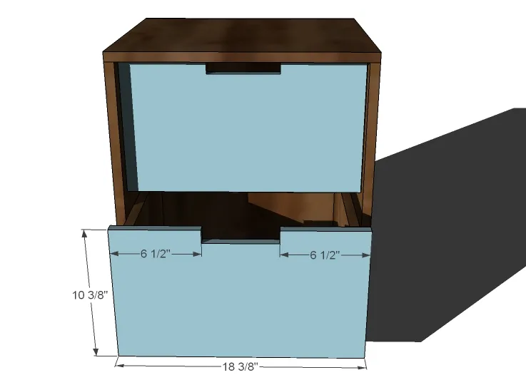 Modern Cutout Nightstand, step 9