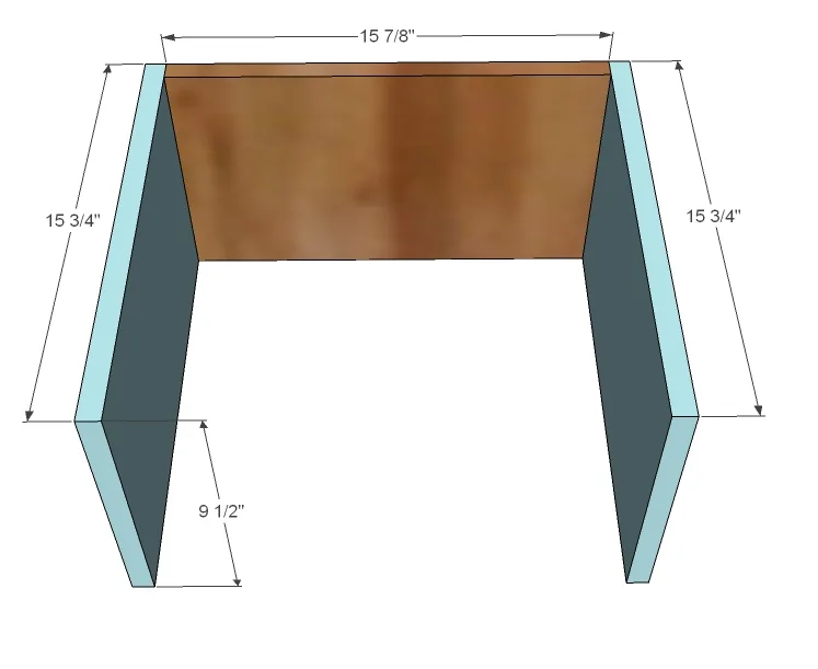 Modern Cutout Nightstand, step 7
