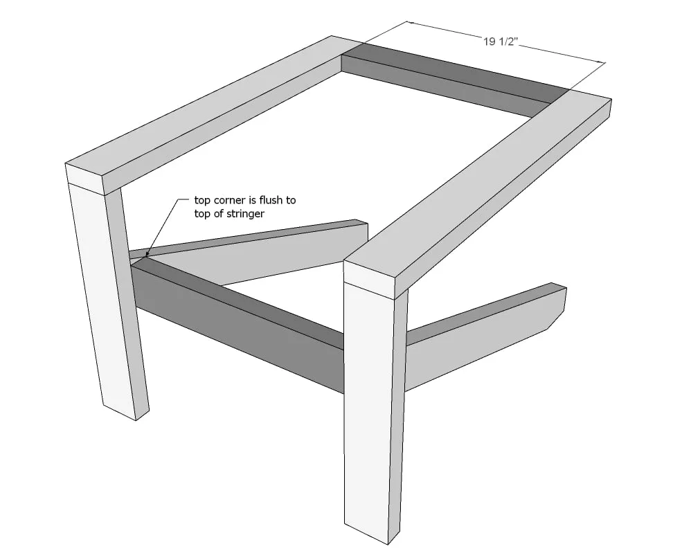 Modern Easy Build Adirondack Chair, step 2