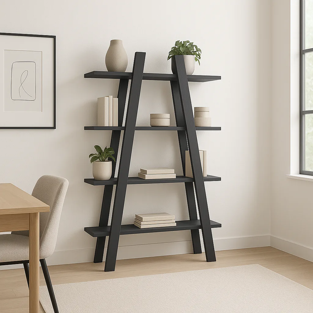 Modern A-Frame Bookshelf