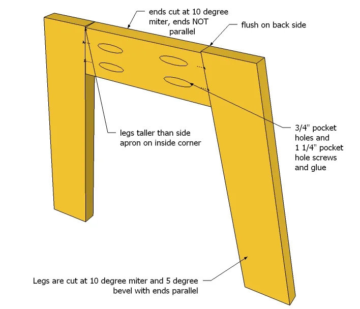 Modern Kids Chair, step 1