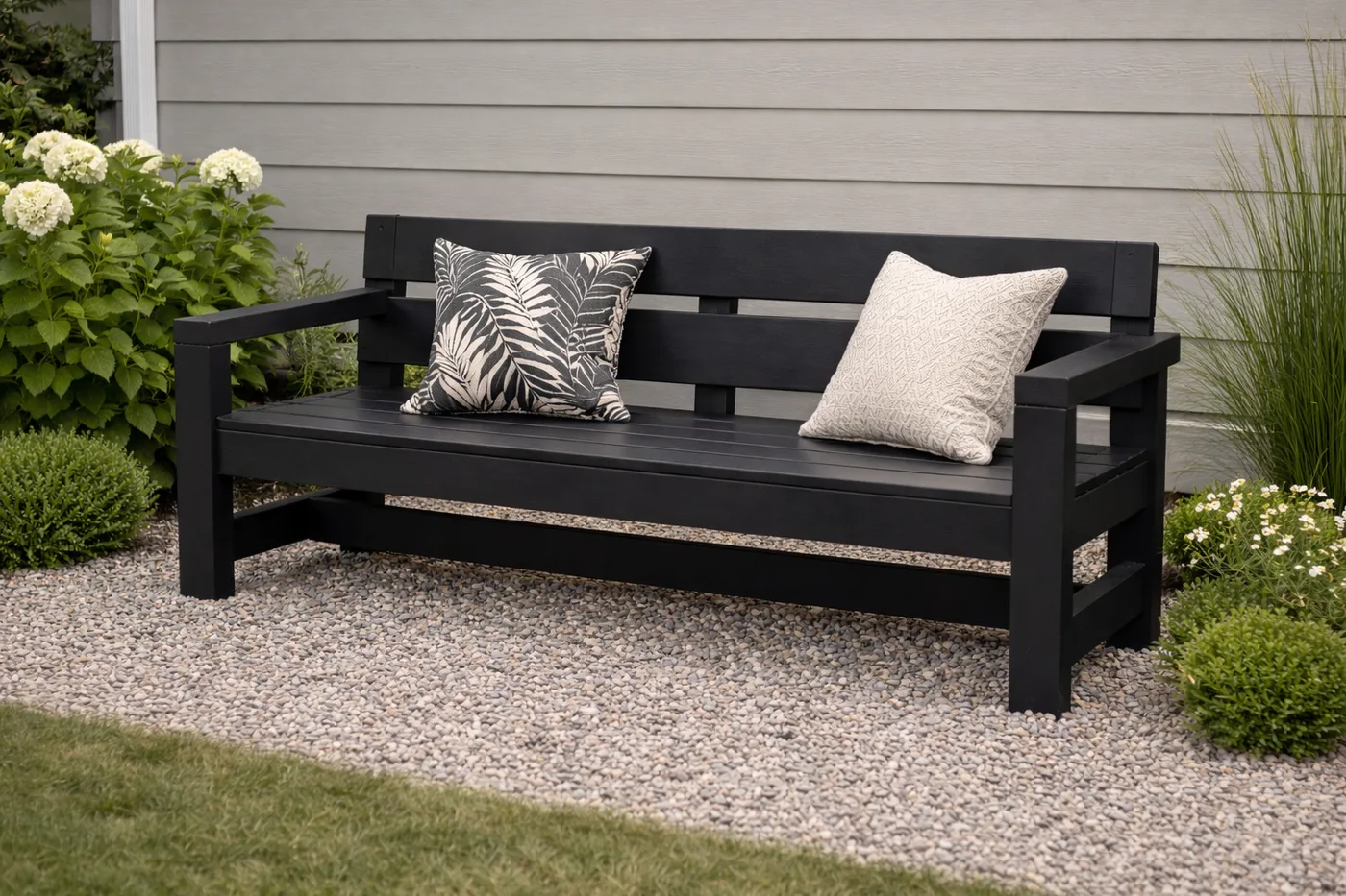 Modern Park Bench