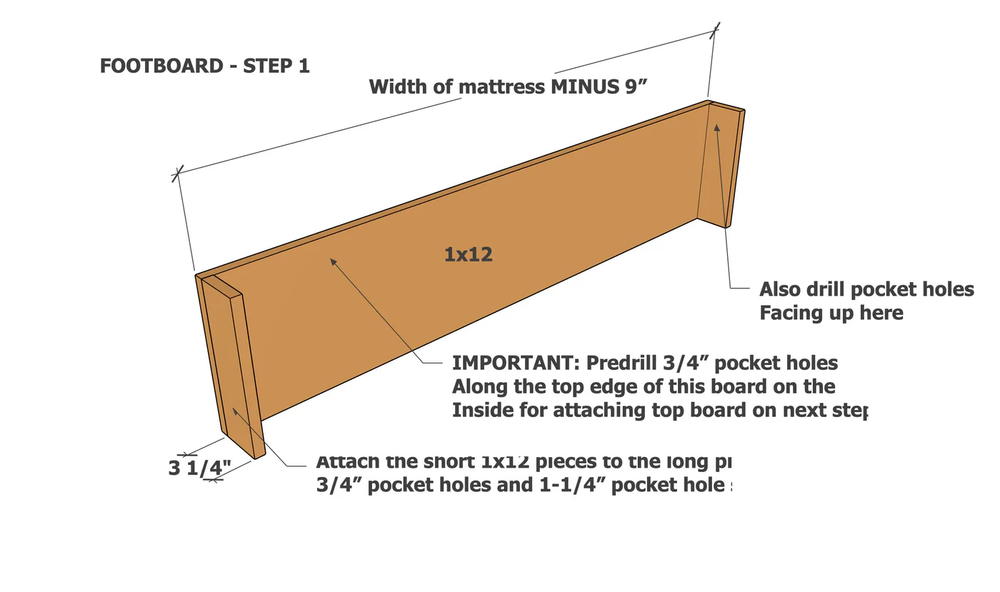 Modern Platform Bed Frame, step 3