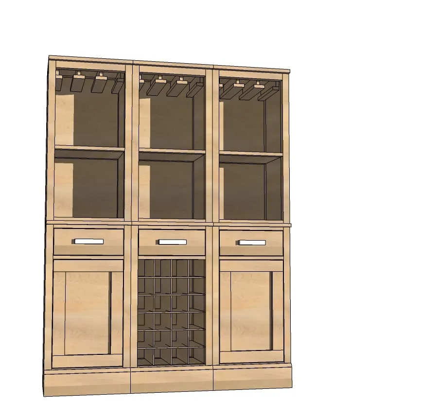 Modular Bar Base Door