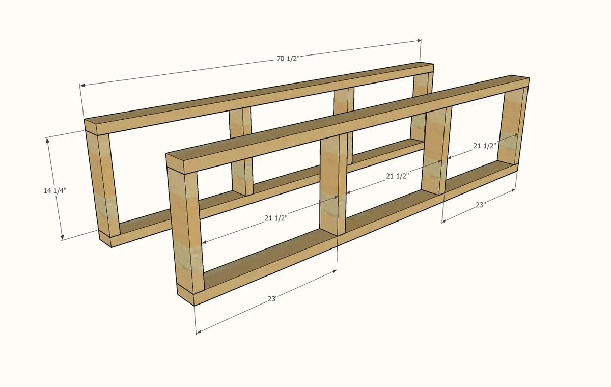 Mudroom Bench with Easy Drawers, step 1