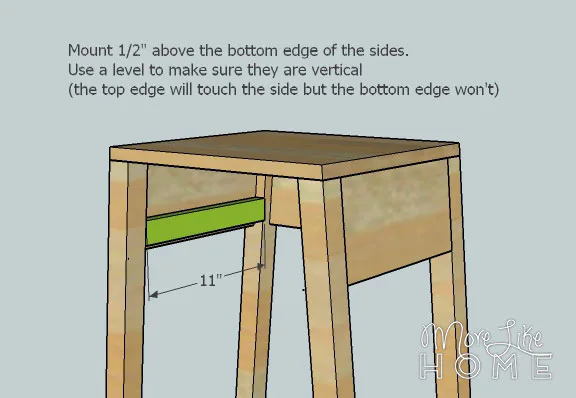 Nightstand with a Charging Notch by More Like Home, step 6