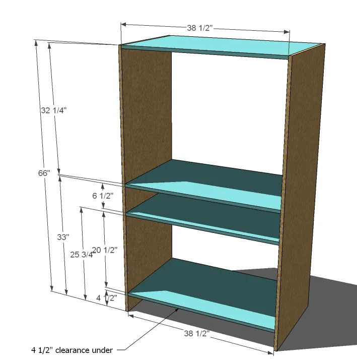 Nursery Armoire, step 1