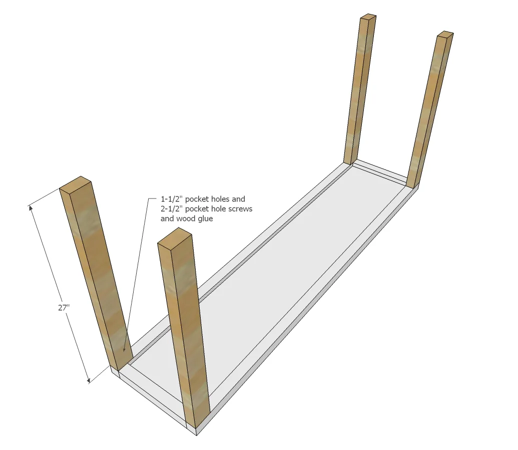 Open Shelf Media Console, step 2