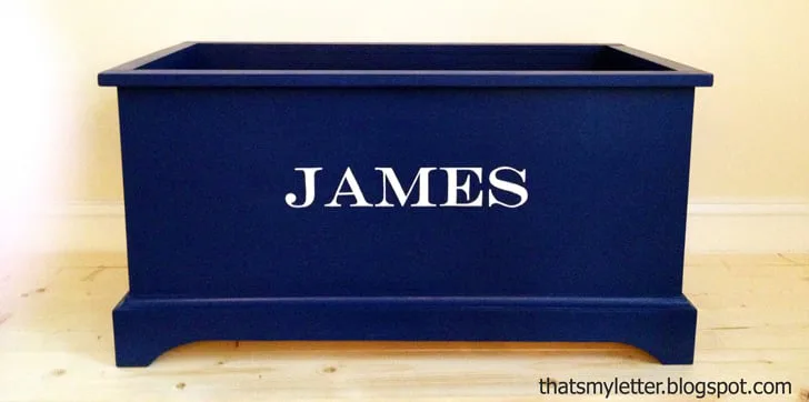 Open Top Toy Box