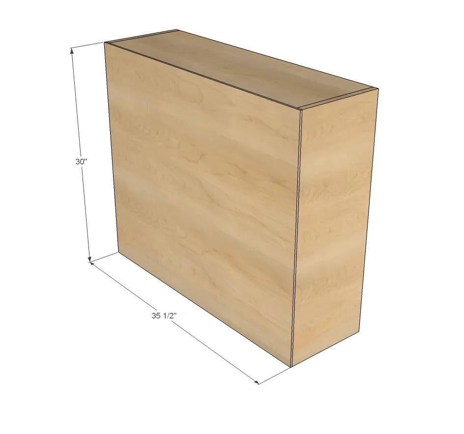 Open Wall Cabinet, step 3