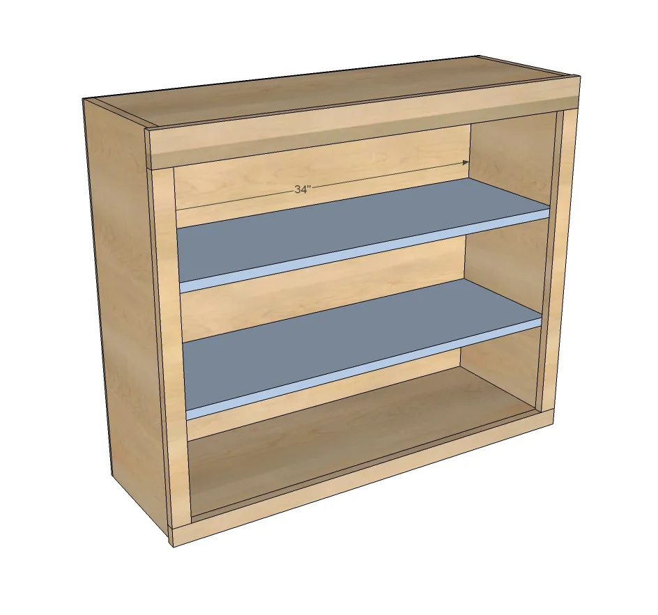 Open Wall Cabinet, step 5