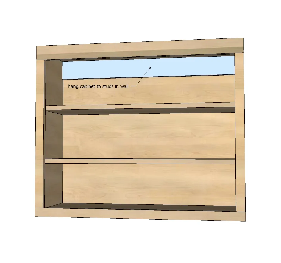 Open Wall Cabinet, step 6