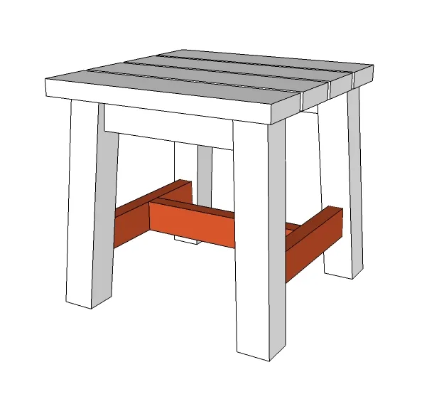 Outdoor Accent Table, Plant Stand or Stool, step 4