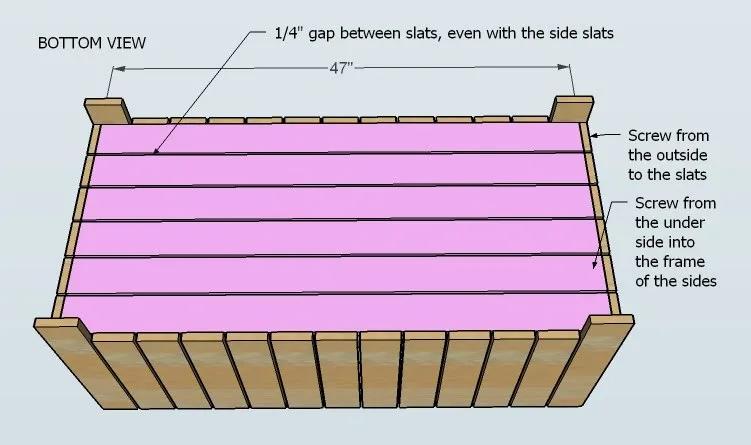 Outdoor Storage Bench, step 4