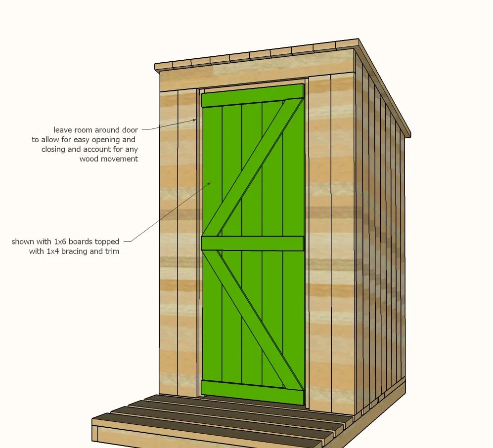 Outhouse Plan for Cabin, step 13