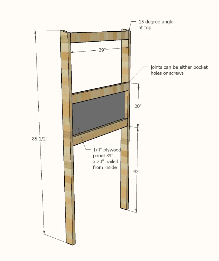 Over Bed Indoor Playhouse, step 5