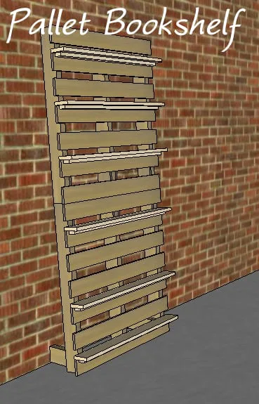 Pallet Bookshelf