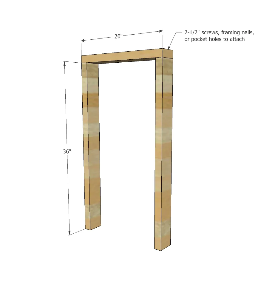 Pallet Cooler Stand, step 1