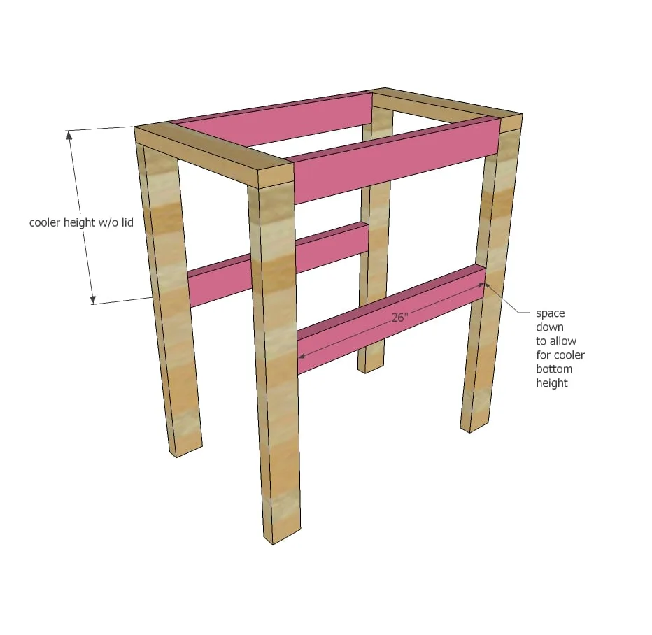 Pallet Cooler Stand, step 2