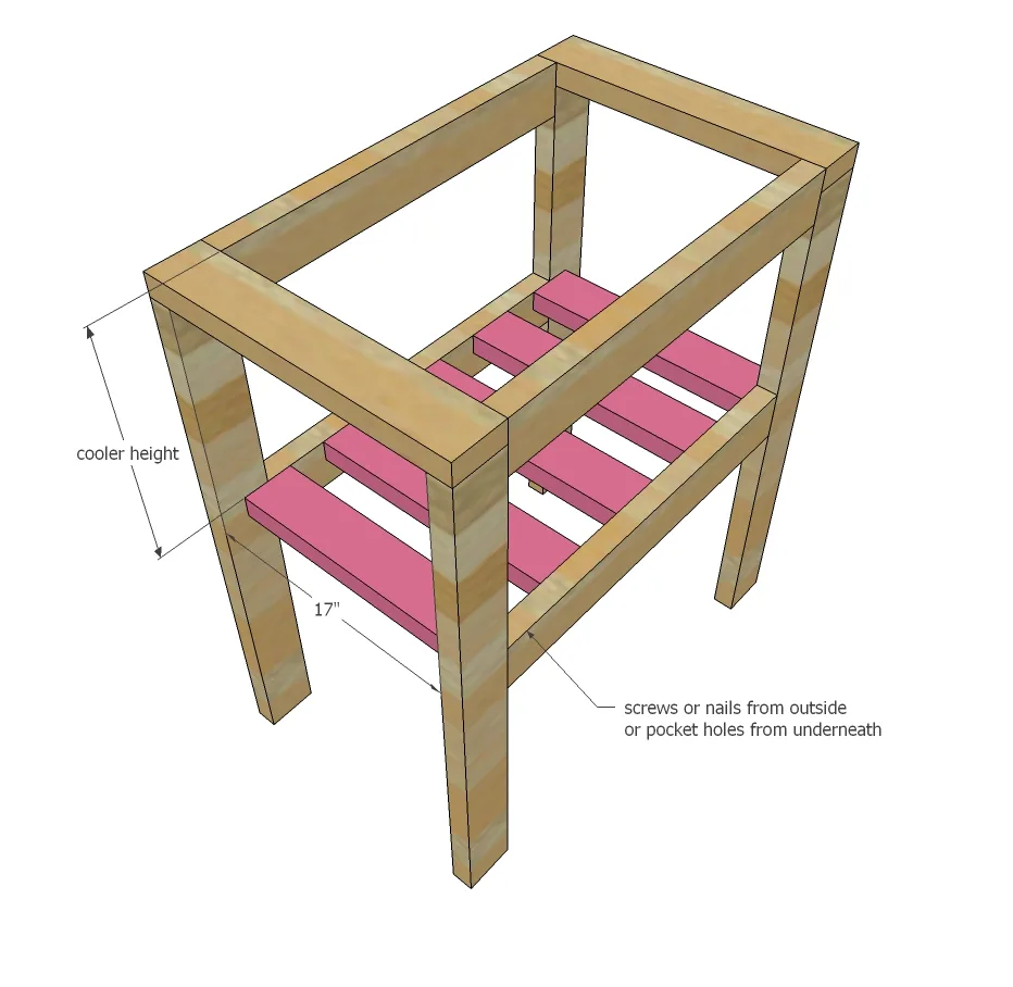 Pallet Cooler Stand, step 3