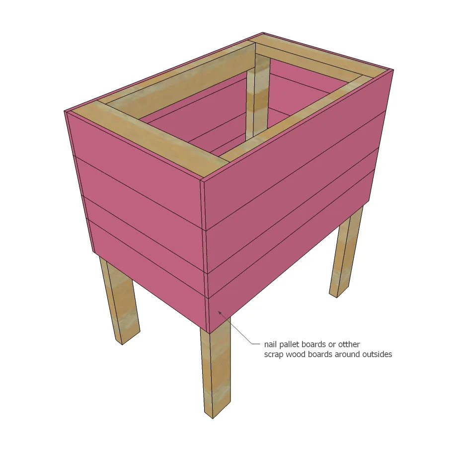 Pallet Cooler Stand, step 4