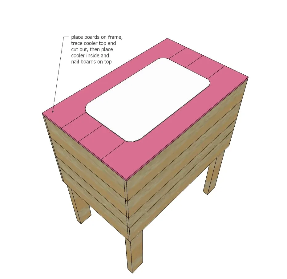 Pallet Cooler Stand, step 5