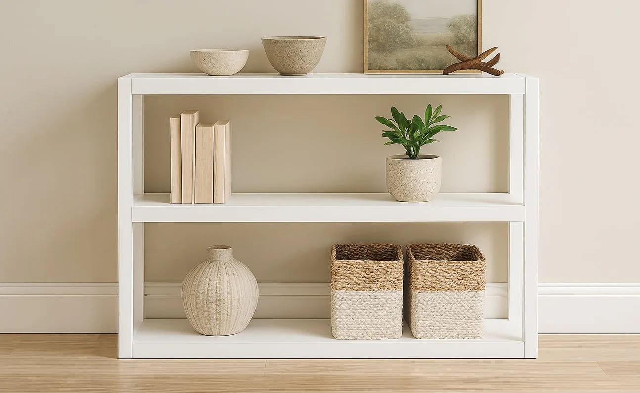 Parsons Console Bookshelf