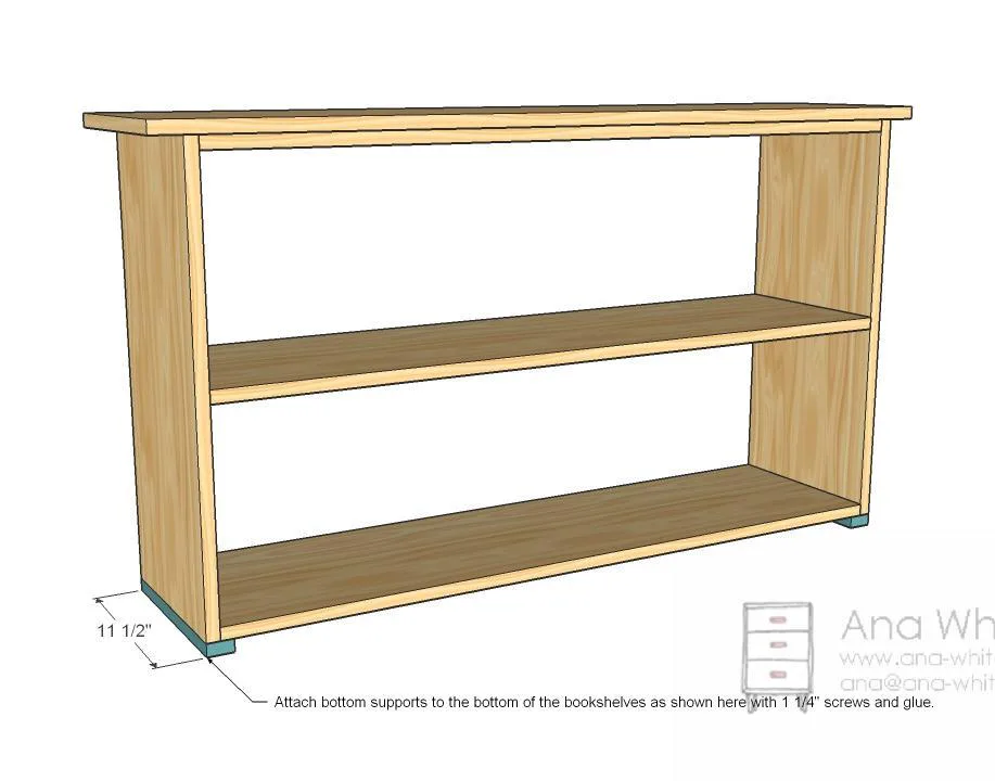 Perfect Console Bookshelf, step 5