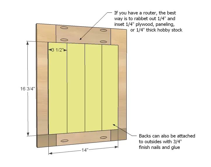 Planked Wood Sideboard, step 12