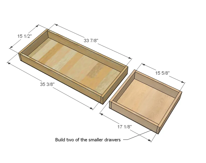 Planked Wood Sideboard, step 14
