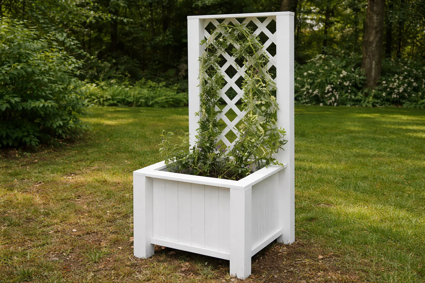 Planter Box with Trellis