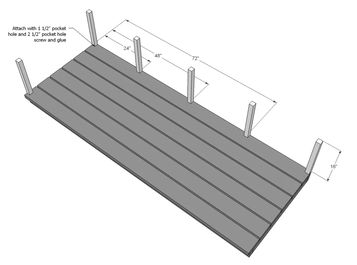Platform Outdoor Sectional, step 3