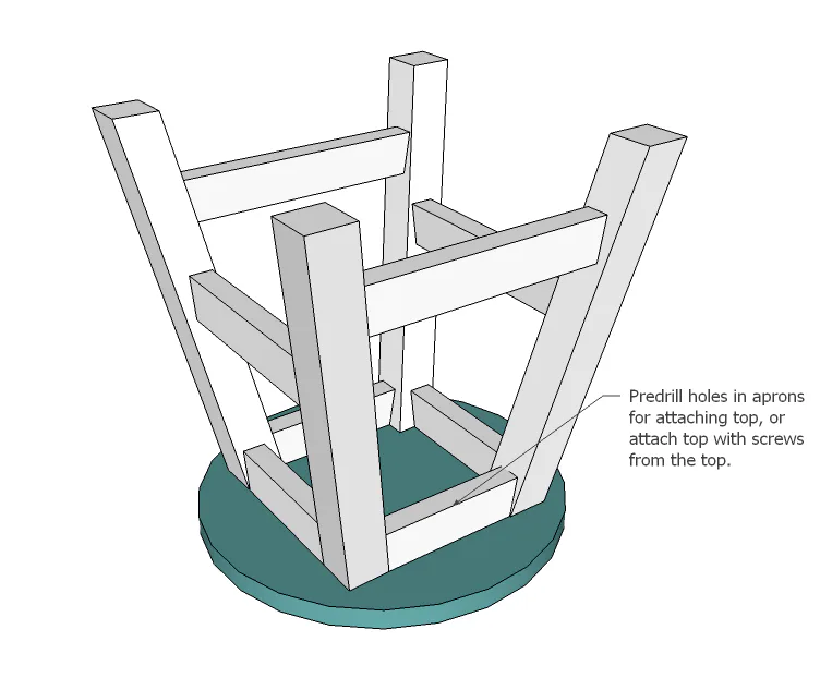 Play Table Stools, step 5