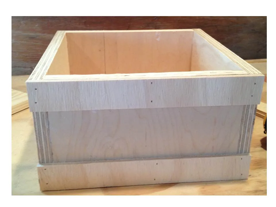 Plywood Gift Crate (man crate), step 3