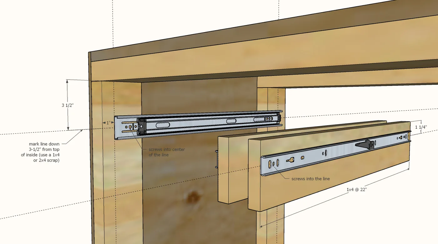 Pony Wall Workbench, step 6